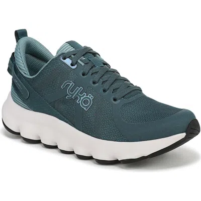 Ryka Rykä Podflow Walking Sneaker In Green