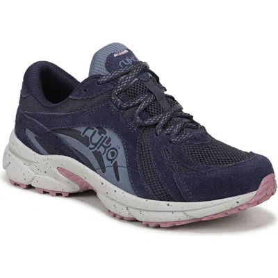 Ryka Rykä Skylift Trail Walking Sneaker In Blue