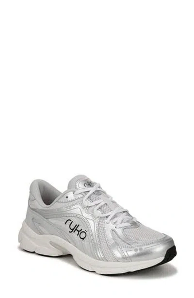Ryka Rykä Skylift Walking Sneaker In Grey/silver