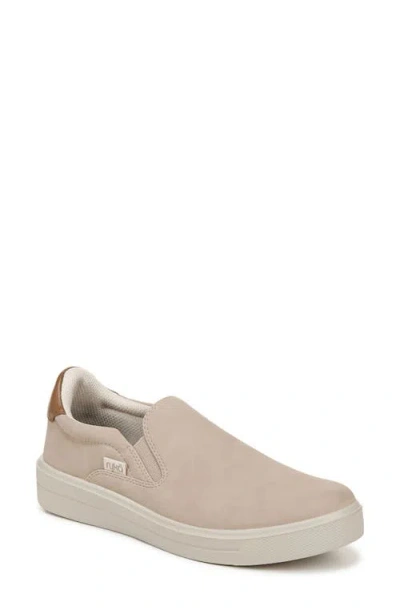 Ryka Viv Womens Padded Insole Faux Leather Slip-on Sneakers In Warm Taupe