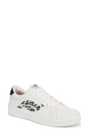 Ryka Women's Viv Next Court Lace Up Inspired Sneakers In White Leopard Faux Leather