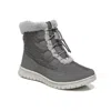 Ryka Snow Bound Wocharcoal Gray Faux Fur Round Toe Hiking Boots Gal92 In Gray
