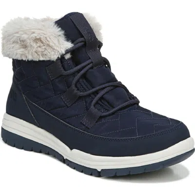 Ryka Suzy Womens Quilted Ankle Shearling Boots In Multi