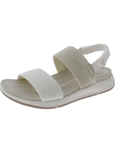 Ryka Take Charge Womens Solid Man Made Sport Sandals In White