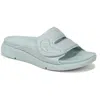 Ryka Tao Recovery Womens Satin Lightweight Slide Sandals In Green