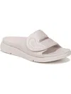 Ryka Tao Recovery Womens Satin Lightweight Slide Sandals In White