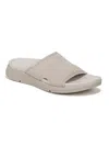 Ryka Transcend Womens Slip-on Casual Slide Sandals In Grey