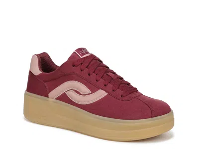 Ryka Viv Max Platform Sneaker In Red