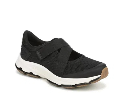 Ryka Wide Width Devotion Mary Jane Sneaker In Black
