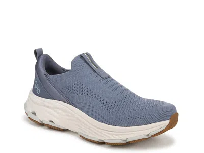 Ryka Wide Width Devotion Max Knit Slipon Sneaker In Blue