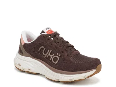 Ryka Wide Width Devotion X Max Classic Sneaker In Brown