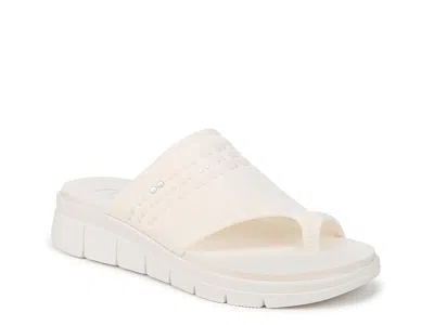 Ryka Wide Width Elegance Sandal In White