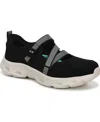 Ryka Women's Activfoam Mary Jane Walking Sneakers In Black