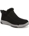 Ryka Rykä Arrow Faux Fur Trim Slip-on Bootie In Black