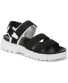 Ryka Women's Beyond Strappy Sport Sandals In Black Fabric