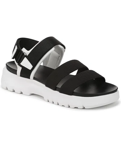 Ryka Women's Beyond Strappy Sport Sandals In Black Fabric