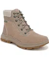 Ryka Women's Brunswick Water-resistant Booties In Twig Taupe Suede,faux Leather