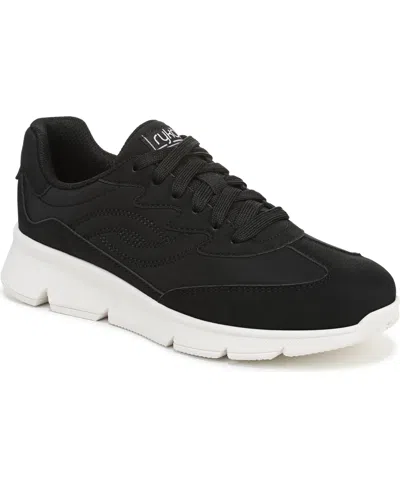 Ryka Women's Confident Lace Up Walking Sneakers In Black