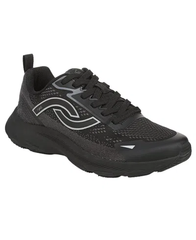 Ryka Women's Devine Walking Lace-up Sneakers In Black