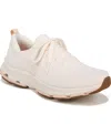 Ryka Devotion Fuse Walking Sneaker In White Knit Fabric