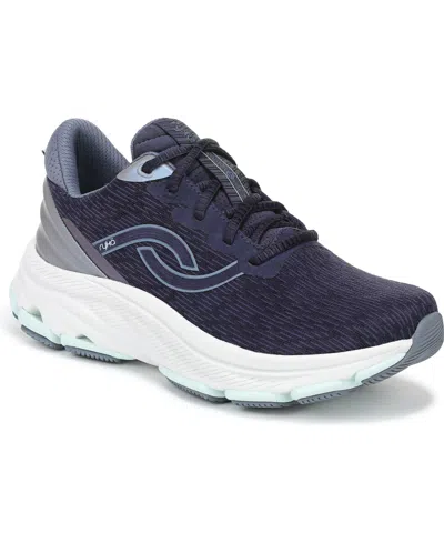 Ryka Women's Devotion Lace-up Walking Sneakers In Blue