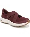 Ryka Women's Devotion Mary Jane Walking Sneakers In Burgundy