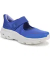 Ryka Women's Devotion Max Mary Jane Walking Sneakers In Dazzling Blue Mesh Fabric