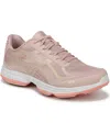 Ryka Women's Devotion Plus 3 Walking Shoes In Dusty Peach Mesh Fabric