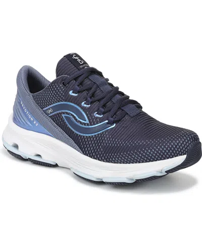 Ryka Women's Devotion X 2 Walking Sneakers In Blue