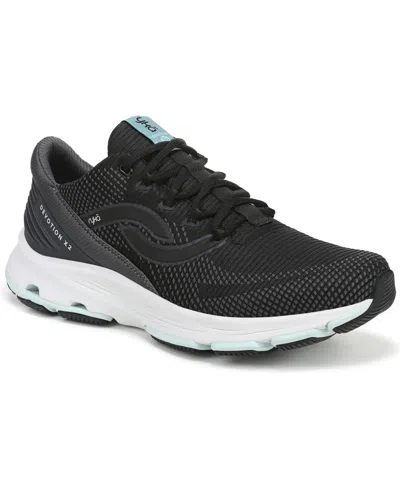 Ryka Women's Devotion X 2 Walking Sneakers In Black