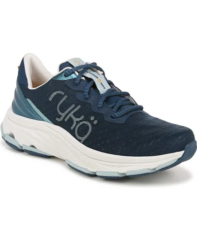 Ryka Women's Devotion X Max Walking Sneakers In Legion Teal Mesh Fabric