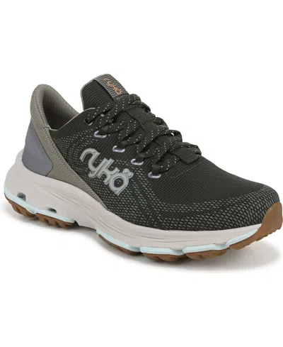 Ryka Women's Devotion X Tr Trail Walking Sneakers In Green