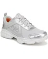 Ryka Women's Devotion Xt 3 Lace Up Training Sneakers In Oyster Grey Leather,mesh