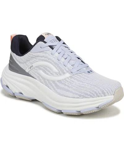 Ryka Women's Devotion Xtra Walking Lace-up Sneakers In Blue