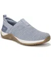 Ryka Women's Echo Knit Slip-on Sneakers In Blue Fabric