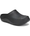 Ryka Women's Echo Recovery Round Toe Slip On Clogs In Black Eva