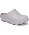Ryka Women's Echo Recovery Round Toe Slip On Clogs In Purple Fog Eva