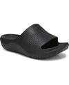 Ryka Women's Echo-recovery Slide Recovery Sandals In Black Eva