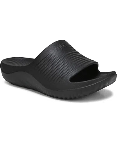 Ryka Women's Echo-recovery Slide Recovery Sandals In Black Eva