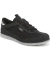 Ryka Women's Effortless Lace Up Court Sneakers In Black