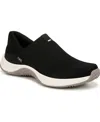 Ryka Womens Trainer Fitness Running & Training Shoes In Black Gardenia Fabric