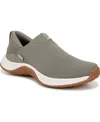 Ryka Women's Encore Knit Washable Slip On Sneakers In Vetiver Green Fabric