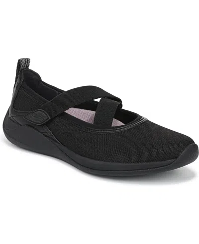 Ryka Women's Era Mary Jane Flat Sneaker In Black