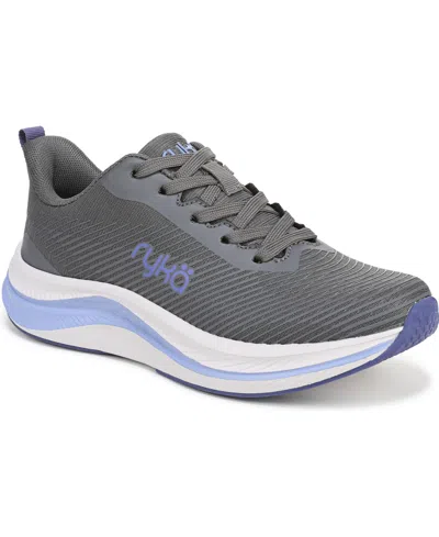 RYKA WOMEN'S GENUINE LACE UP WALKING SNEAKERS