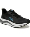Ryka Women's Genuine Walking Sneakers In Black Fabric