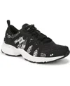 Ryka Women's Hydro Sport Water Sneakers In Black,white Mesh,faux Leather