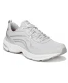 Ryka Women's Imagine Walking Lace Up Sneakers In Grey,silver Mesh,leather