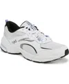 Ryka Women's Integrity Walking Sneakers In Brilliant White Mesh,leather