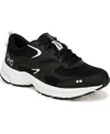 Ryka Women's Invoke Lace Up Walking Sneakers In Black Mesh,leather