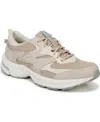 Ryka Women's Invoke Lace Up Walking Sneakers In Terra Taupe Mesh,leather